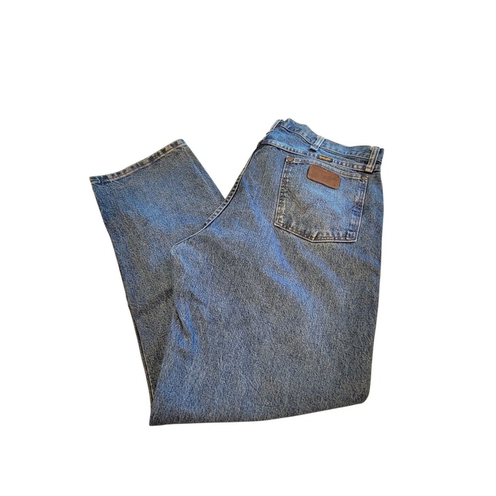 Wrangler Jeans Men's 38x30 Blue Regular Fit 47MWZ Denim Heavyweight READ